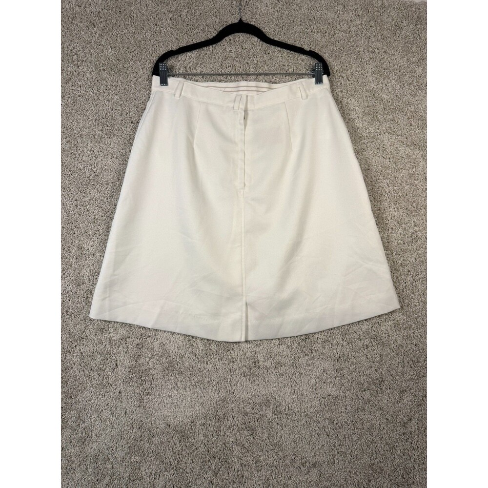 Flying Cross Skirt Womens 16 p White Casual Office Stylish Uniform School Ladies